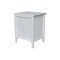 Whitewood Industries Solid Wood Nightstand with 1 Drawer, White BD08-8001 - alternate 5